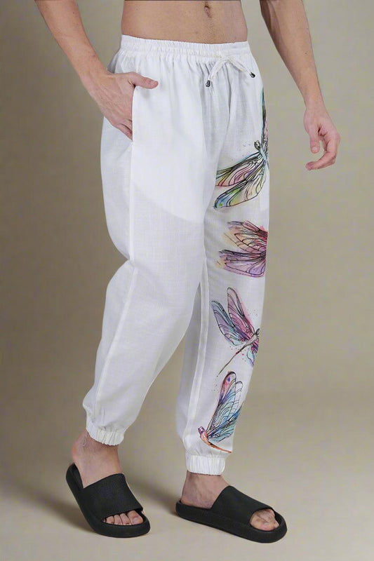 Dragonfly Dreams Lounge Jogger Pajama - Nirmal Online