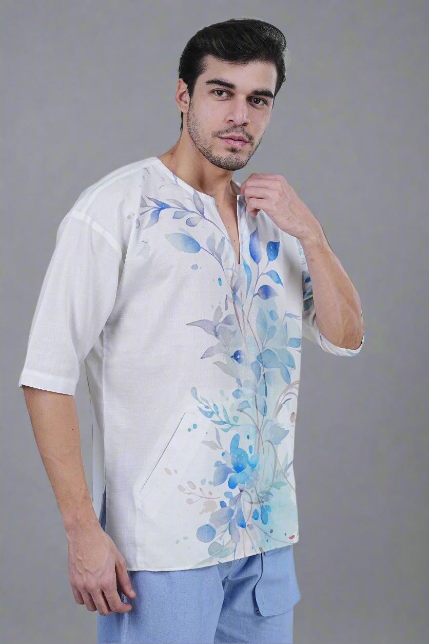 Floral Mist Kurta - Nirmal Online