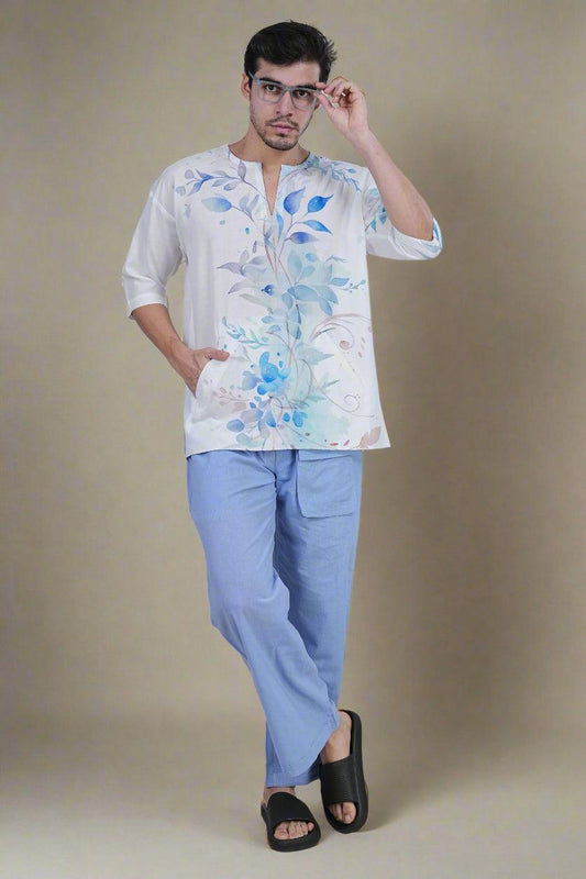 Floral Mist Kurta - Nirmal Online