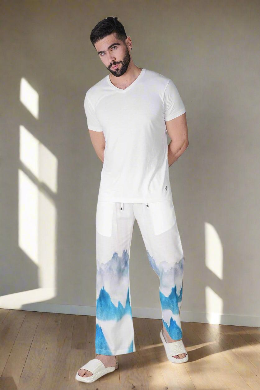 Arctic Mist Men's Pajama - Nirmal Online