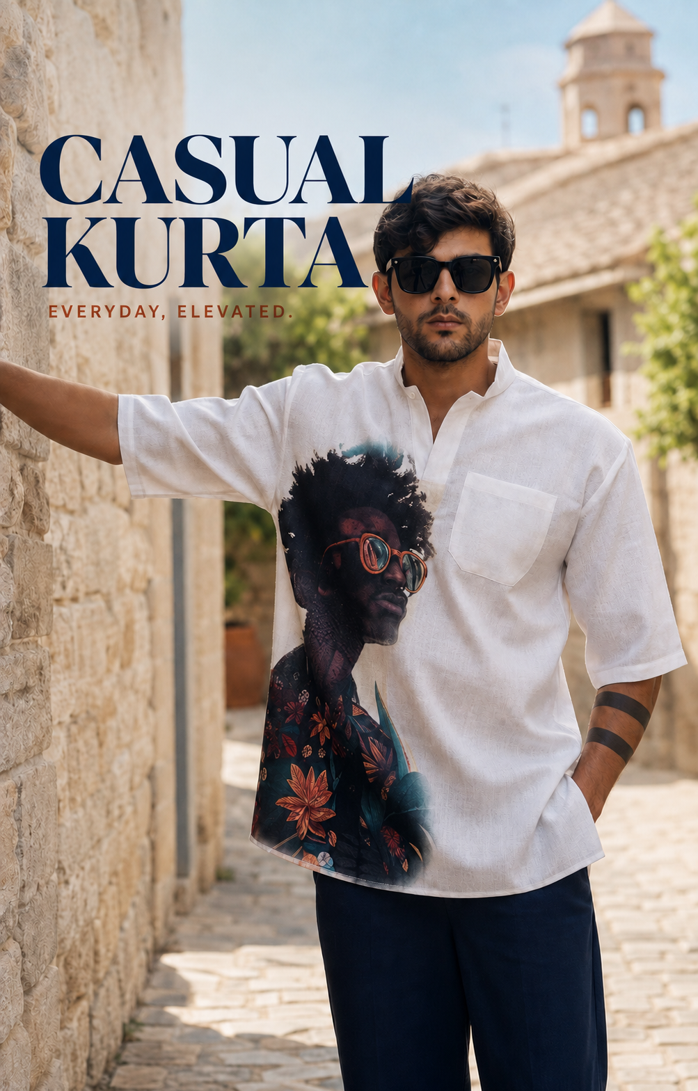 Casual kurta pajama set – stylish and comfortable men’s ethnic wear