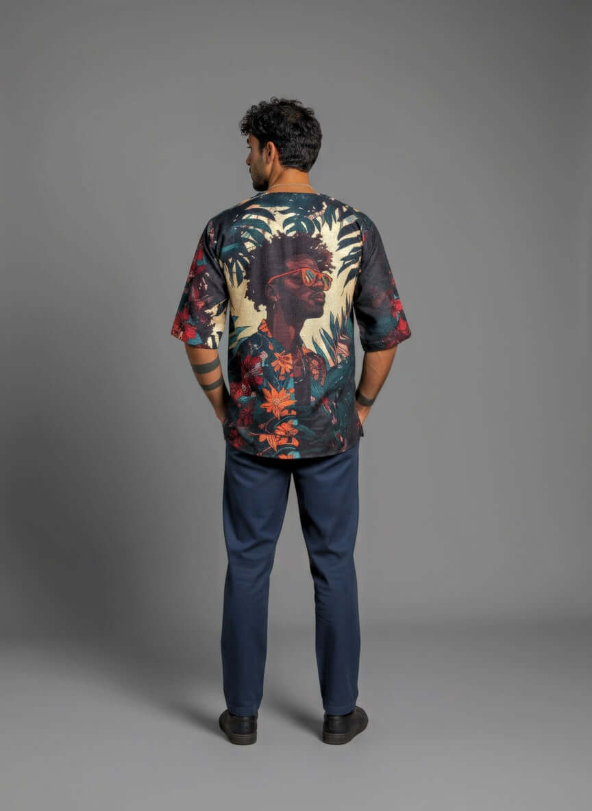 Men Dark Blue Pajama
