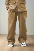 Brown Cotton Pajama - Nirmal Online