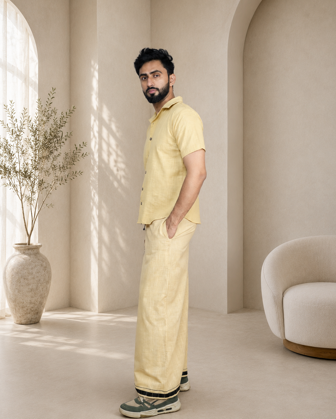 Men's Premium Earthy Beige Shirts