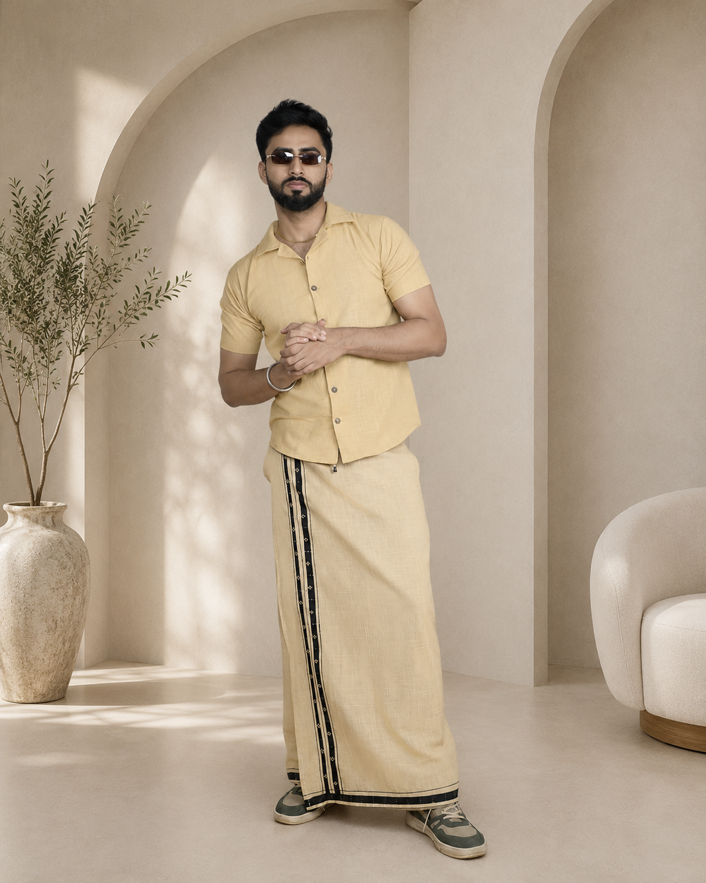 Men's Premium Earthy Beige Shirts