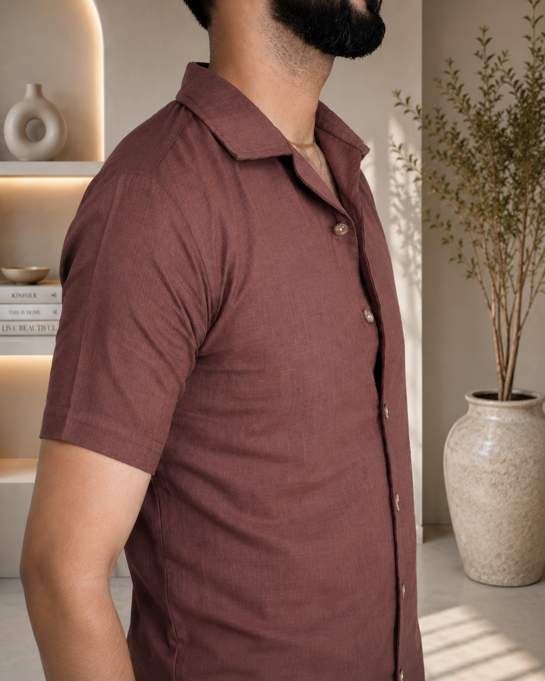 Men's Premium Coffee Brown Shirts