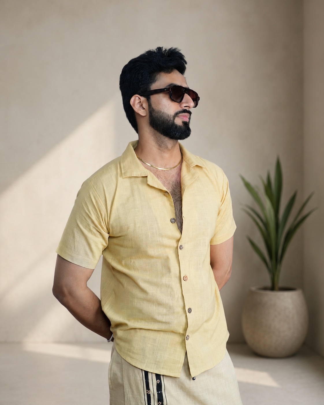 Men's Premium Earthy Beige Shirts