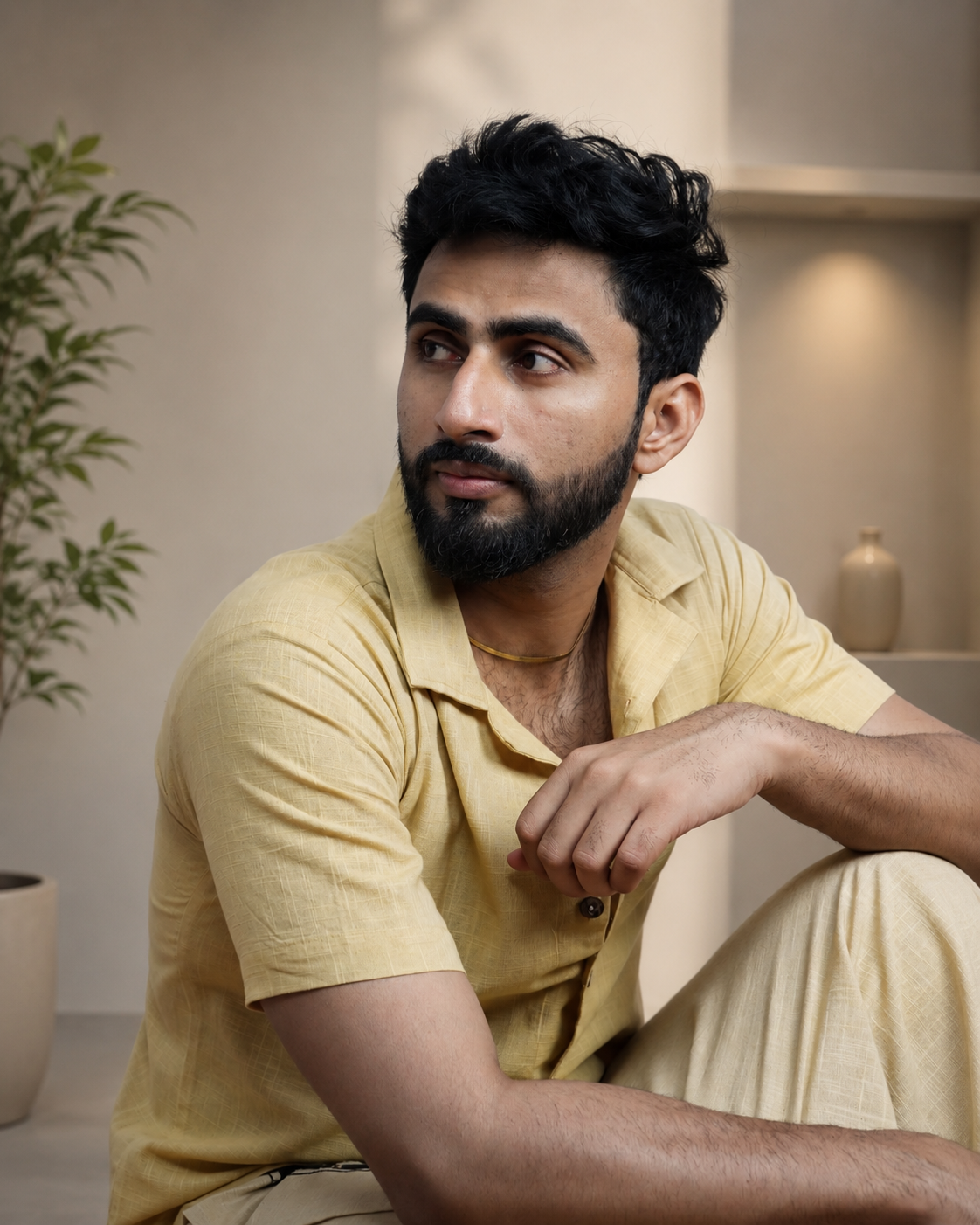 Men's Premium Earthy Beige Shirts