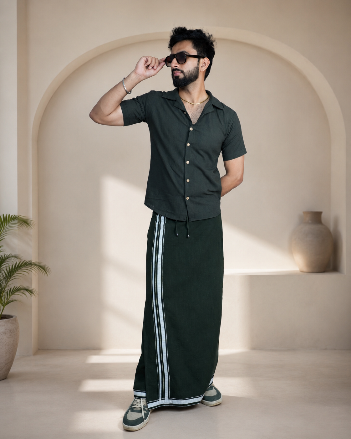 Men's Premium Dark Olive Shirts