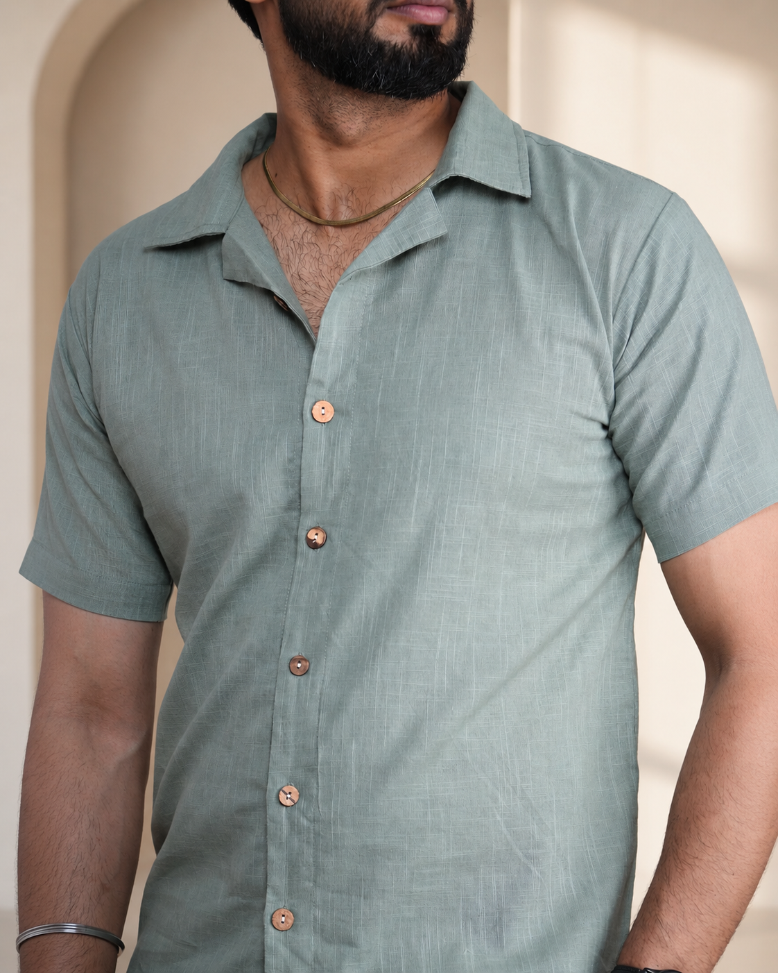 Men's Premium Frost Blue Shirts