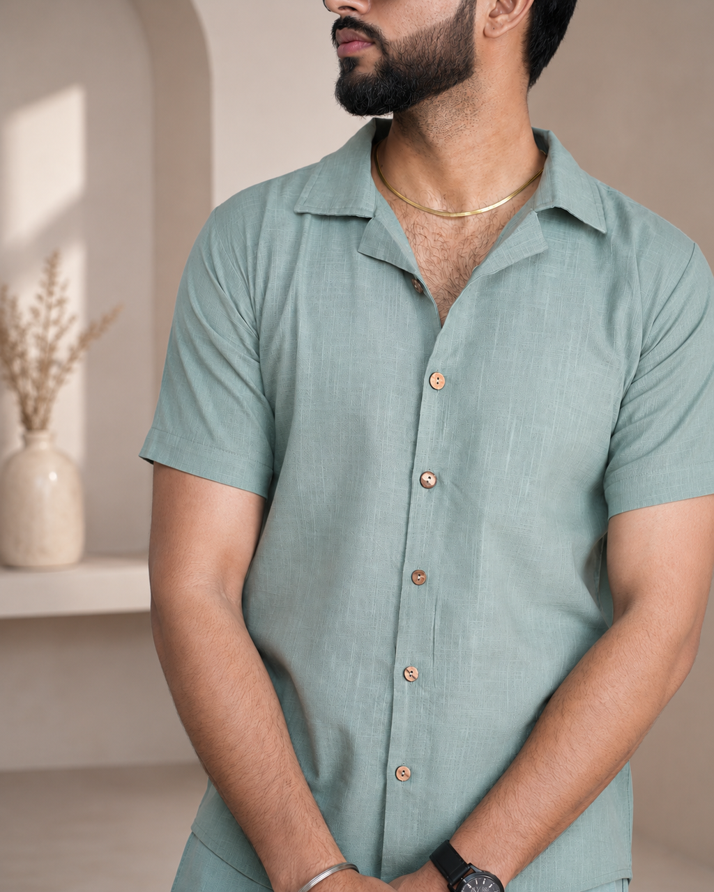 Men's Premium Frost Blue Shirts