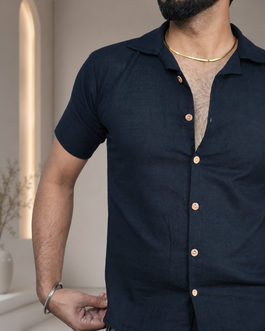 Men's Premium Charcoal Black Shirts