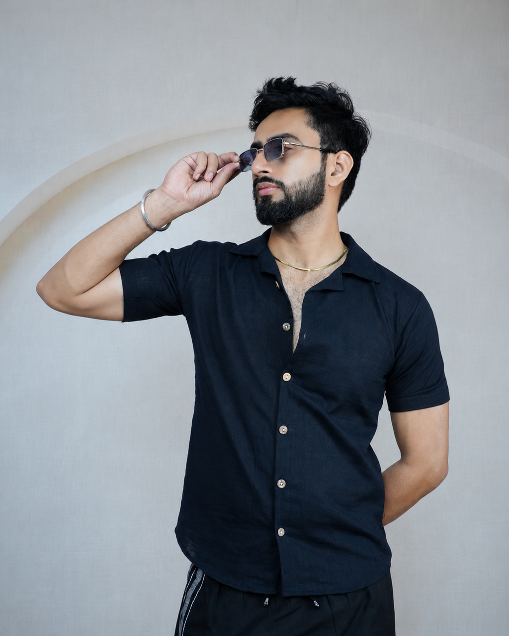Men's Premium Charcoal Black Shirts