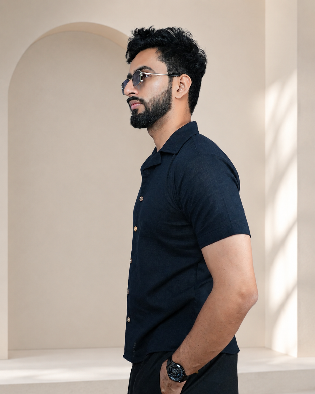 Men's Premium Charcoal Black Shirts
