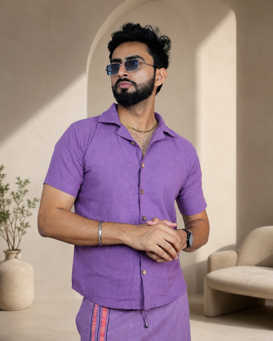 Men's Premium Soft Purple Shirts