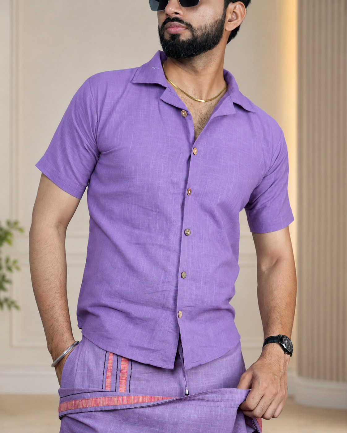 Men's Premium Soft Purple Shirts