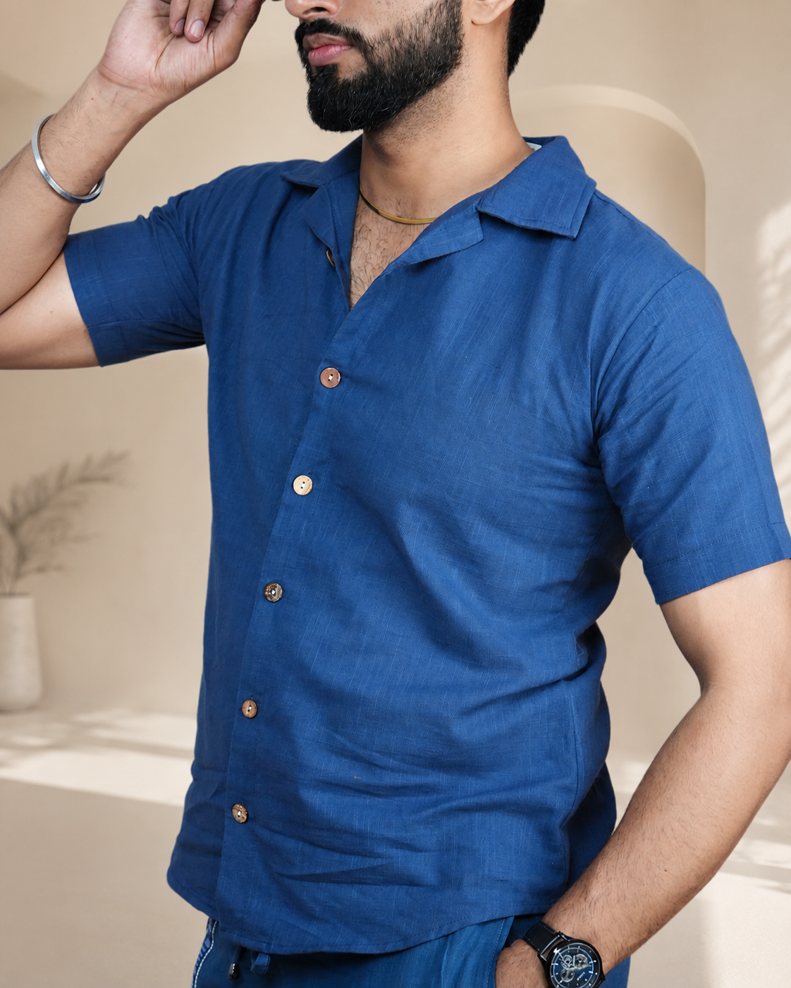 Men's Premium Denim Blue Shirts