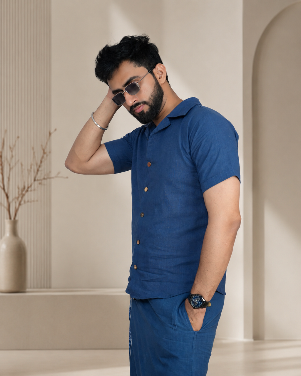 Men's Premium Denim Blue Shirts