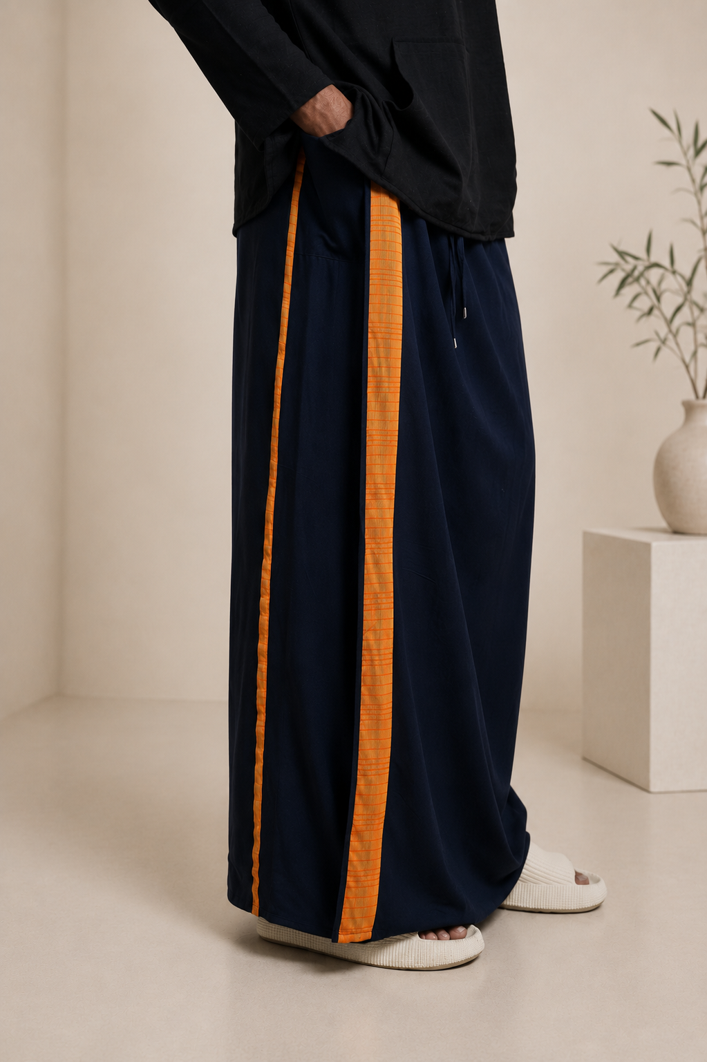 Men black Colour Pajamlungi