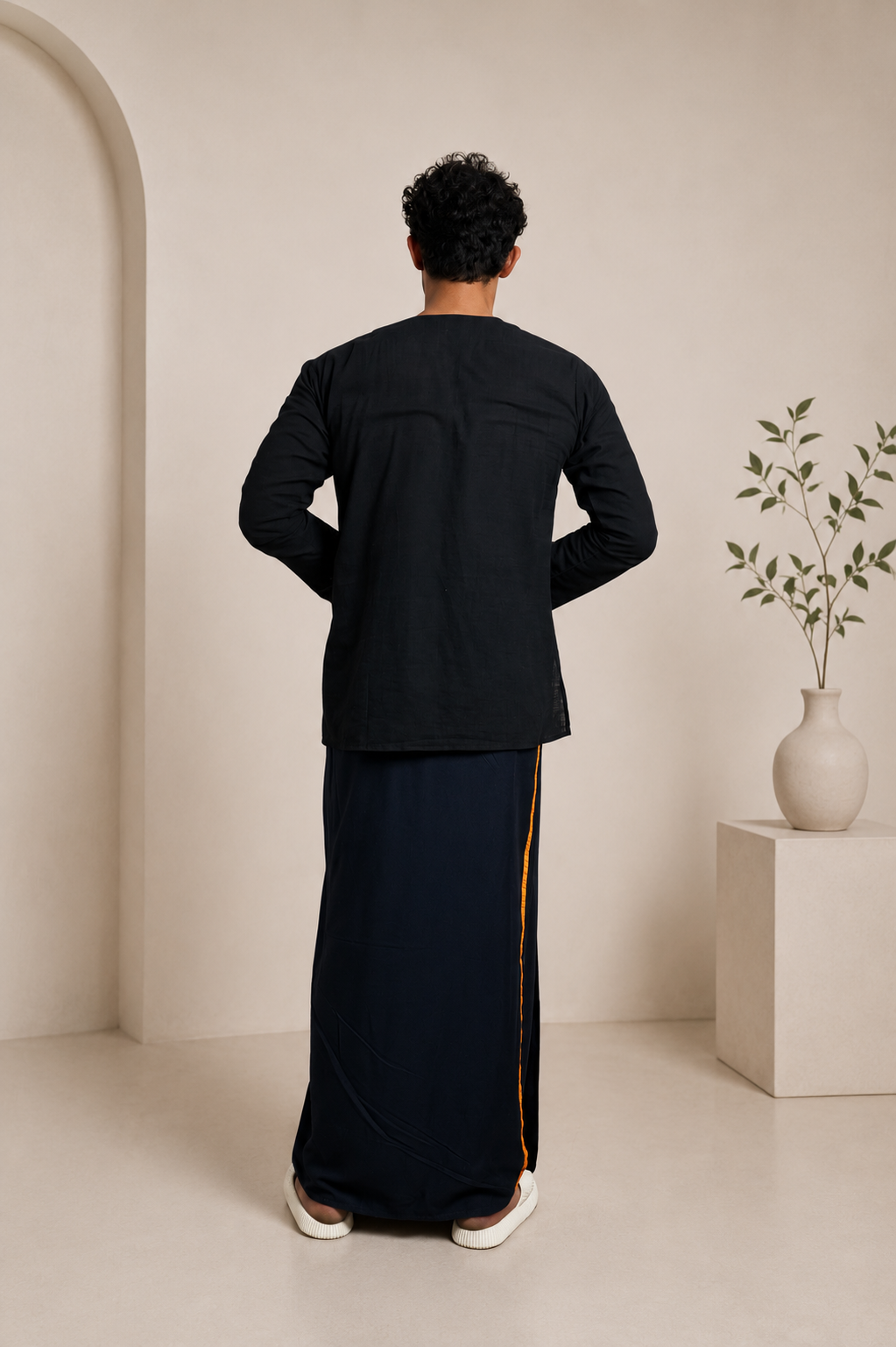 Men black Colour Pajamlungi