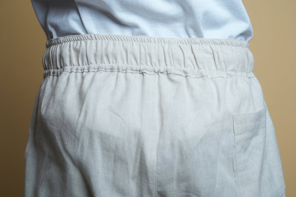 Men Mid Rise Beige Colour Cotton Lounge Pajama Pant