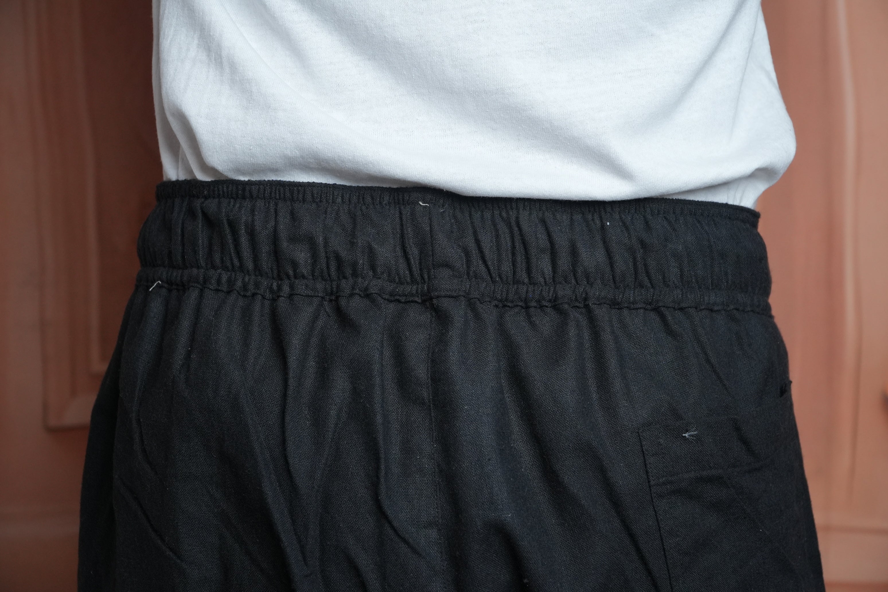 Men Mid Rise Black Colour Cotton Lounge Pajama Pant