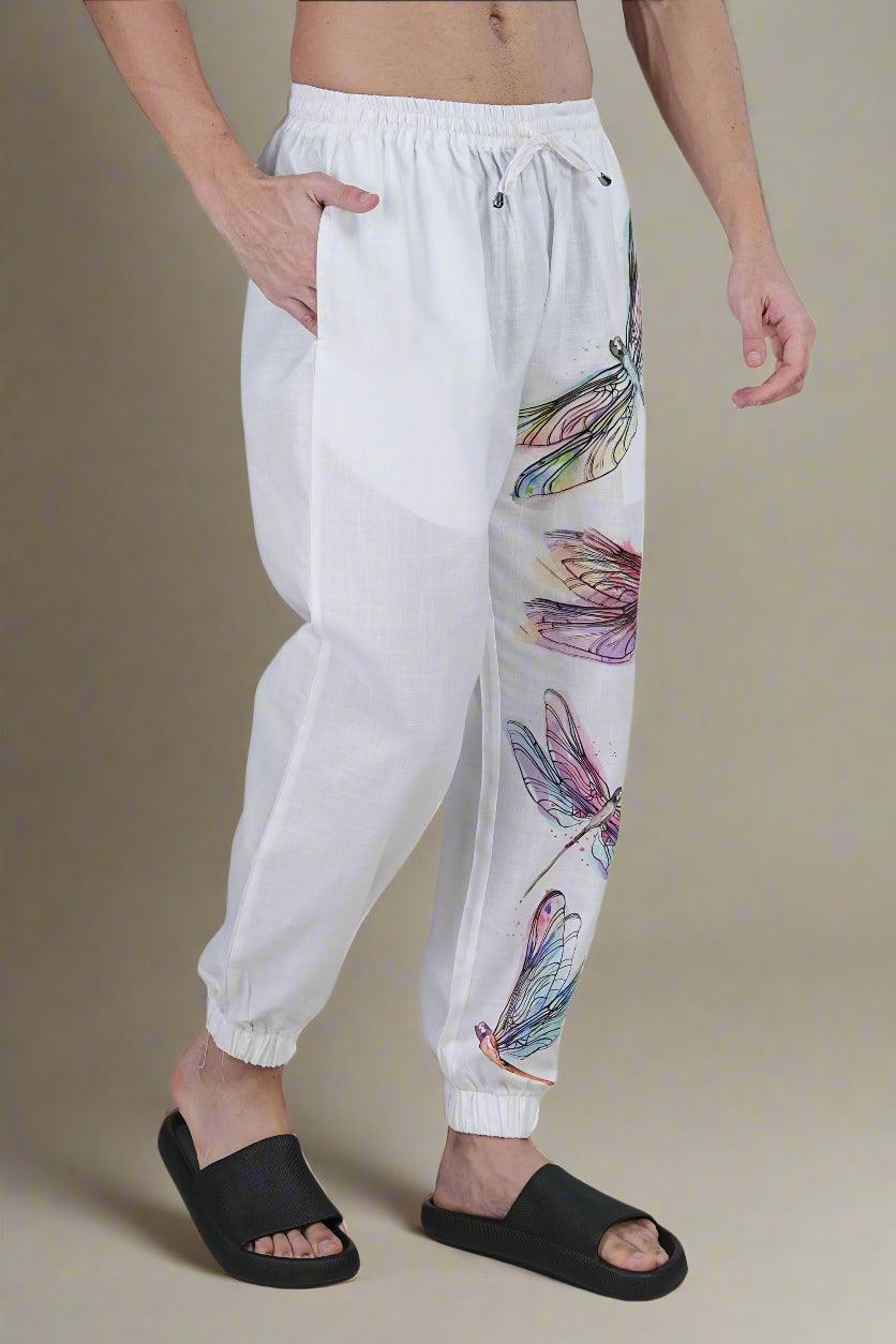 Dragonfly Dreams Lounge Jogger Pajama - Nirmal Online
