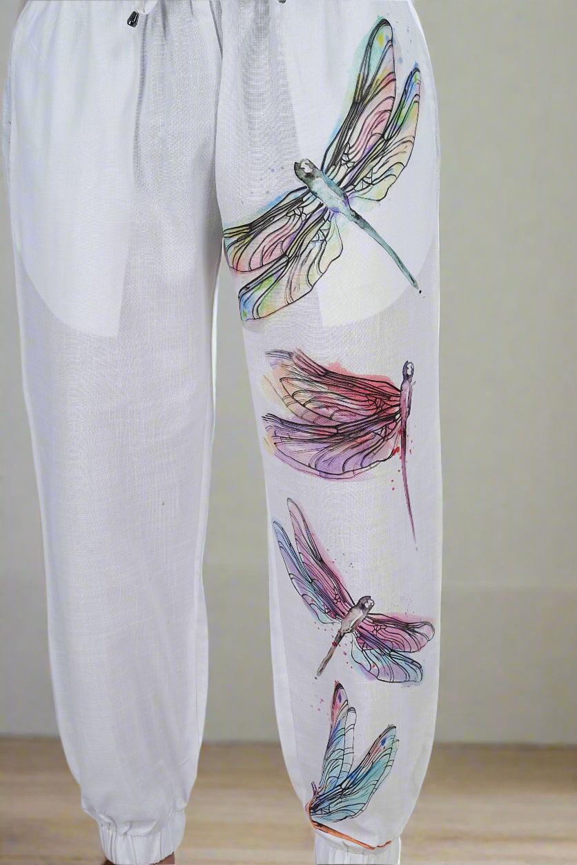 Dragonfly Dreams Lounge Jogger Pajama - Nirmal Online