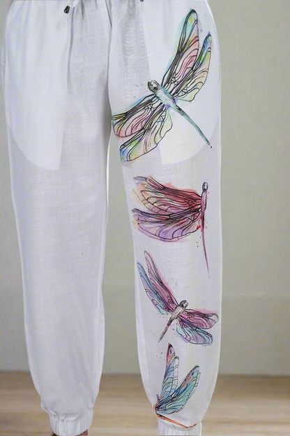 Dragonfly Dreams Lounge Jogger Pajama - Nirmal Online