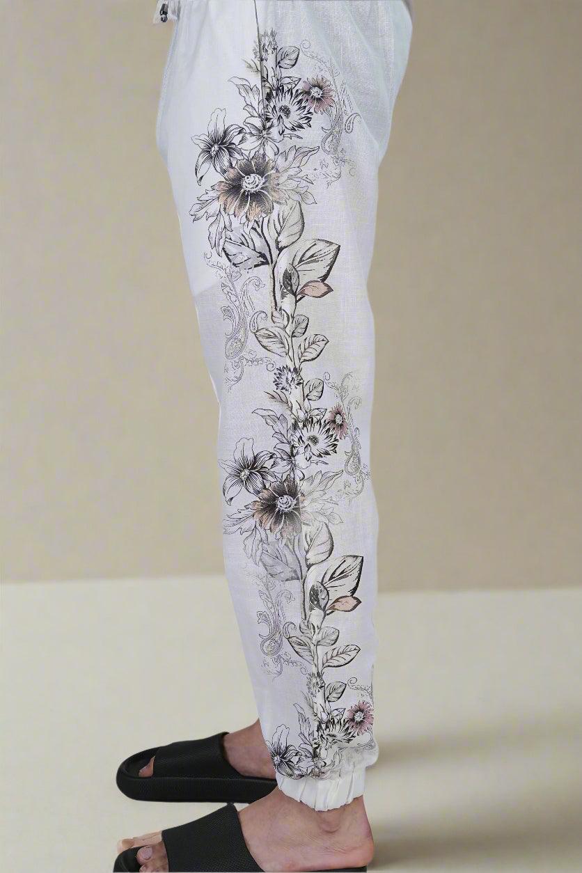 Botanic Breeze Jogger Pajama - Nirmal Online