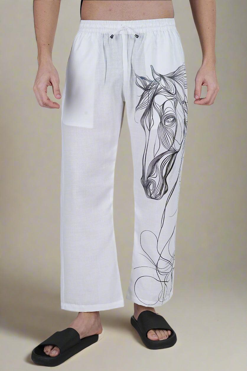 Horse Sketch Comfort Pajama - Nirmal Online