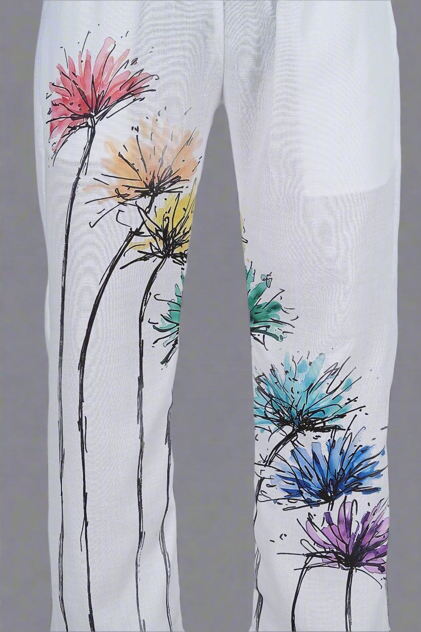 Watercolor Wildflower Pajama - Nirmal Online