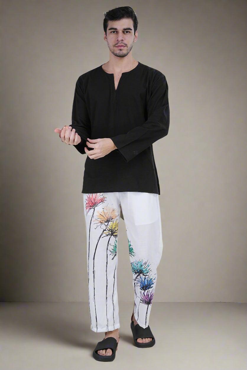 Watercolor Wildflower Pajama - Nirmal Online