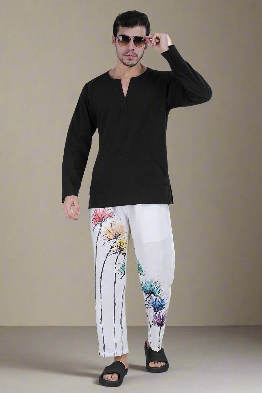 Watercolor Wildflower Pajama - Nirmal Online