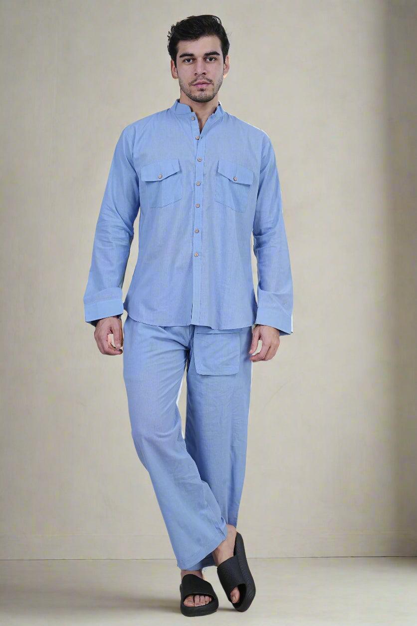 Serene Sky Pajama - Nirmal Online