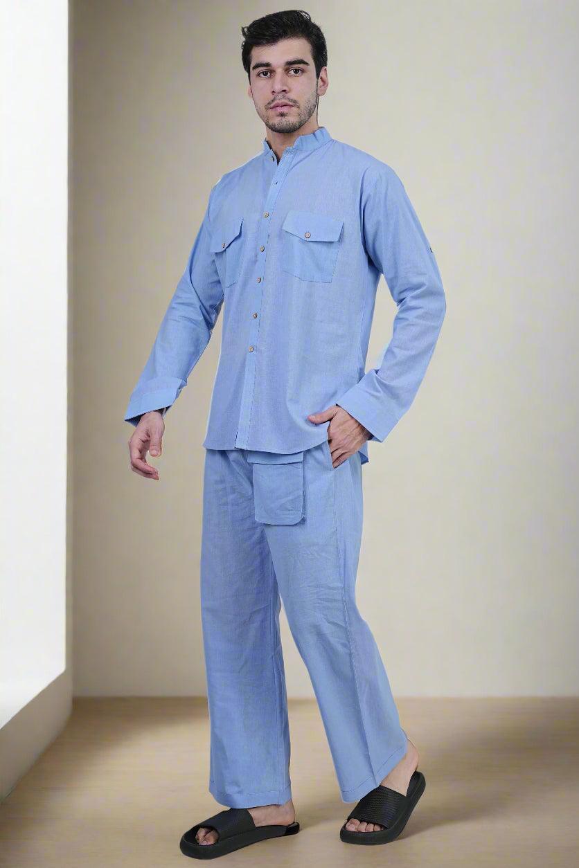 Serene Sky Pajama - Nirmal Online