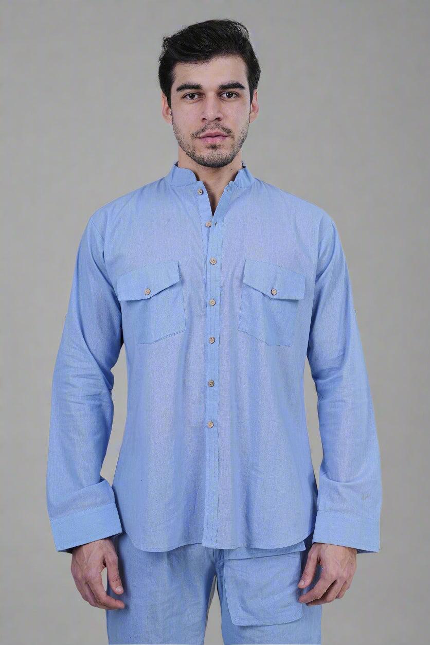 Serene Sky Pajama - Nirmal Online
