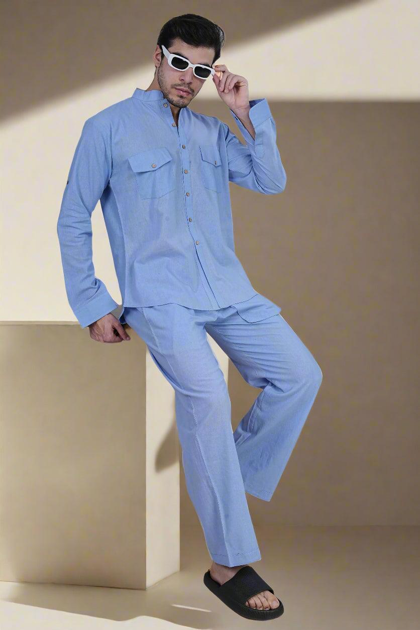 Serene Sky Pajama - Nirmal Online