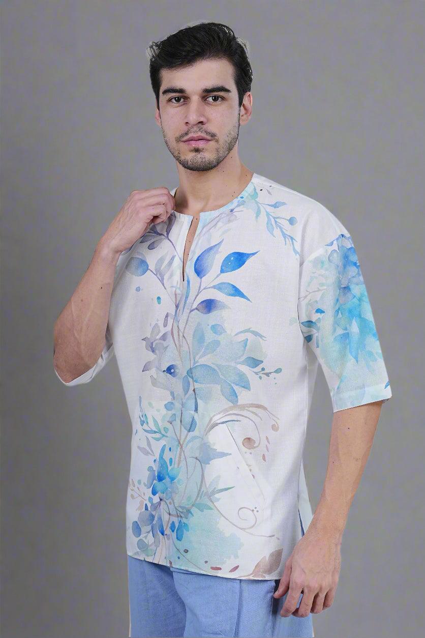 Floral Mist Kurta - Nirmal Online