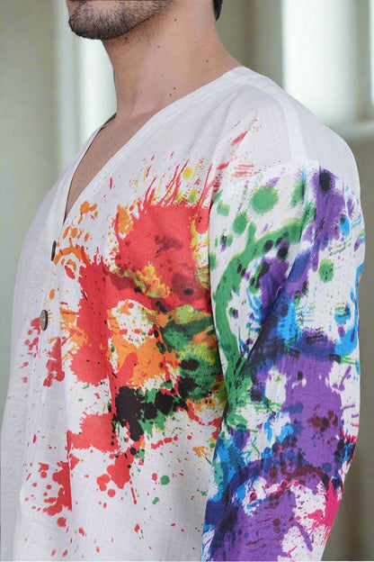 Inkflow Kurta - Nirmal Online