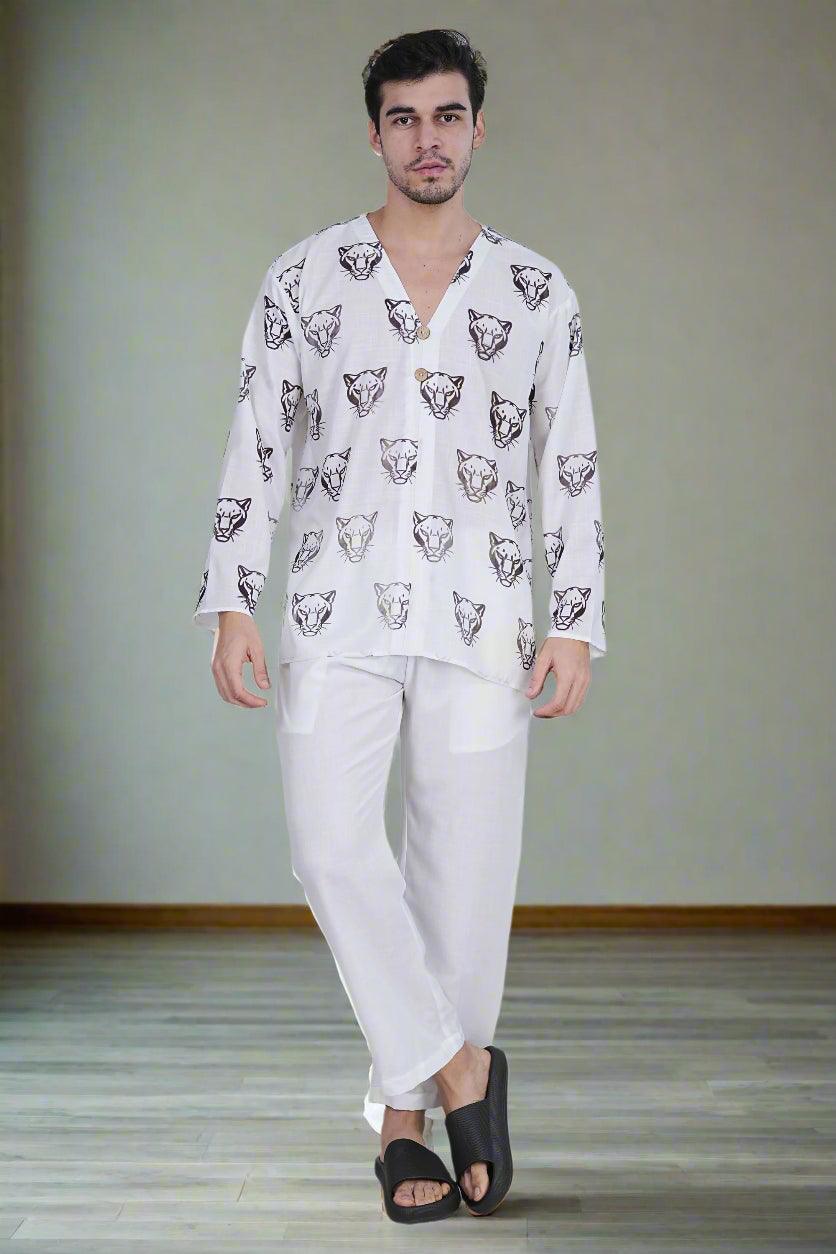 Shadow Tiger Kurta - Nirmal Online