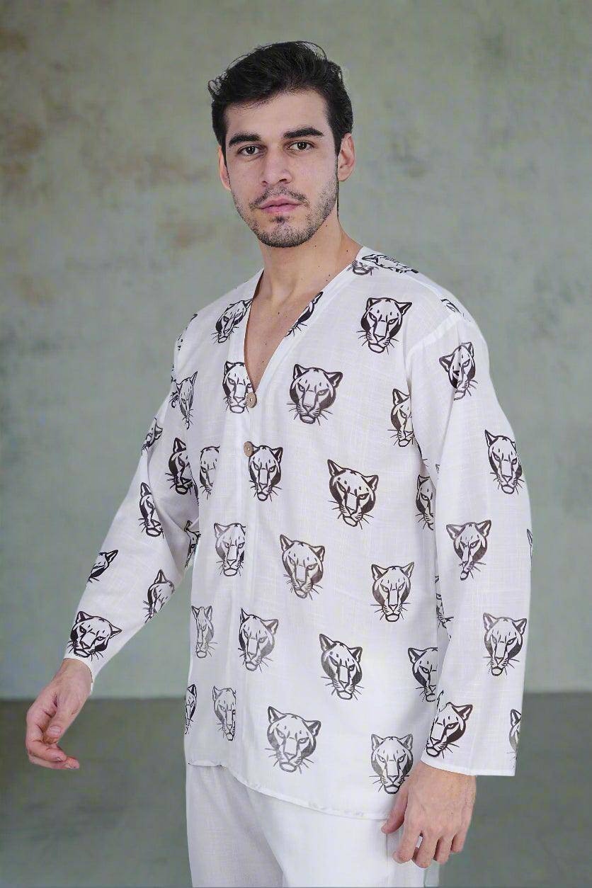 Shadow Tiger Kurta - Nirmal Online