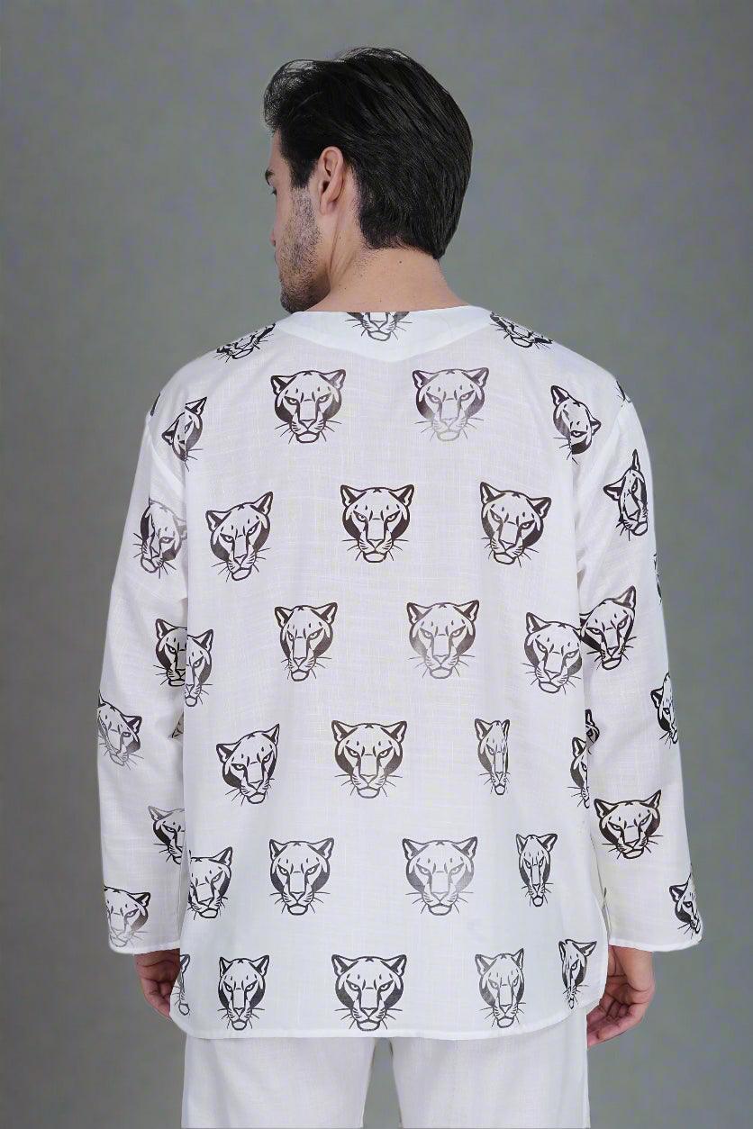 Shadow Tiger Kurta - Nirmal Online