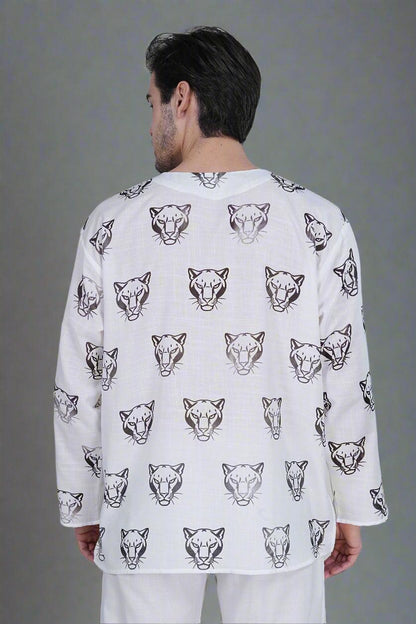 Shadow Tiger Kurta - Nirmal Online