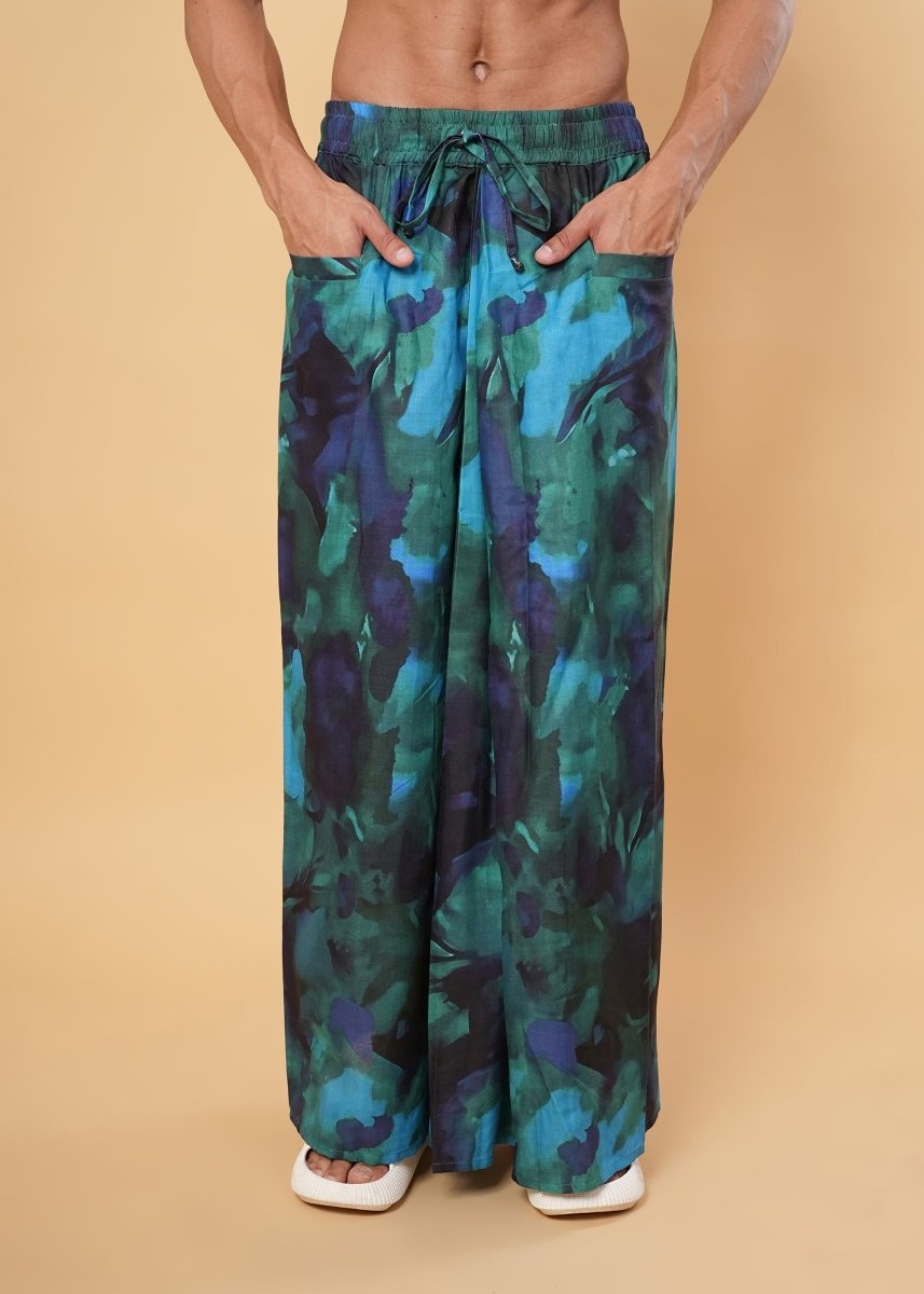 Abstract Aqua Pajamalungi