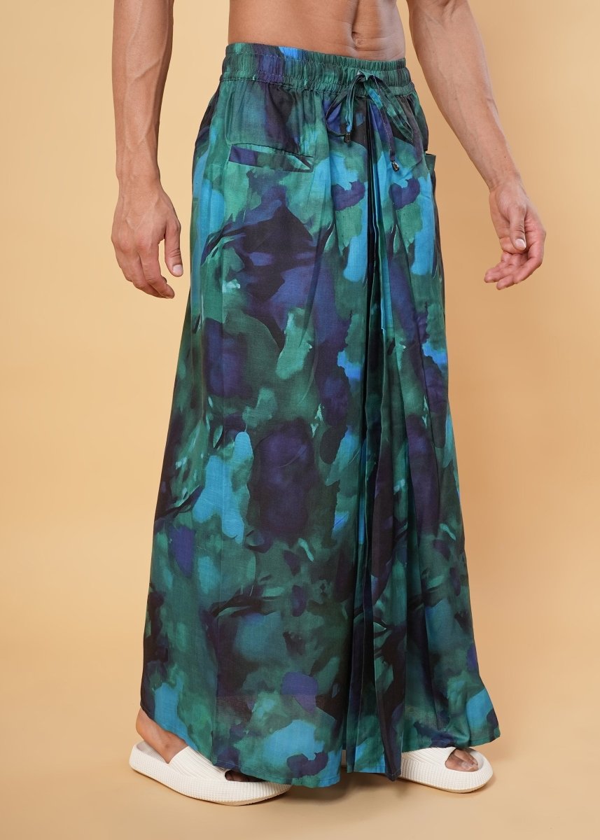 Abstract Aqua Pajamalungi
