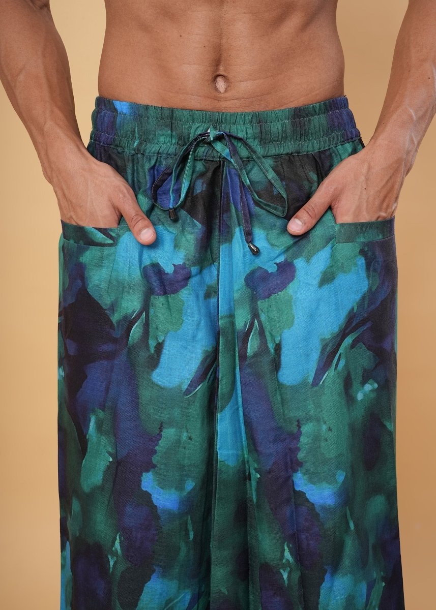 Abstract Aqua  Pajamalungi