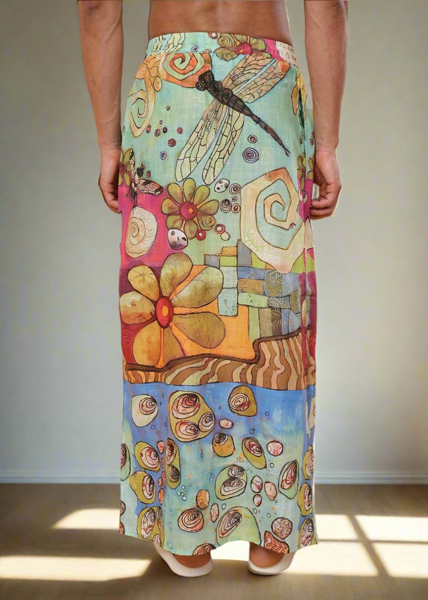 Boho Floral & Ocean Shell  Pajamalungi