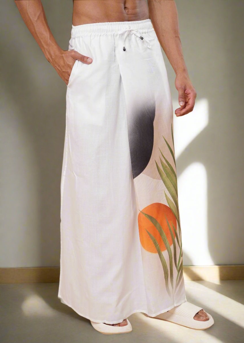 Men Sun & Leaf Wrap Pajamalungi