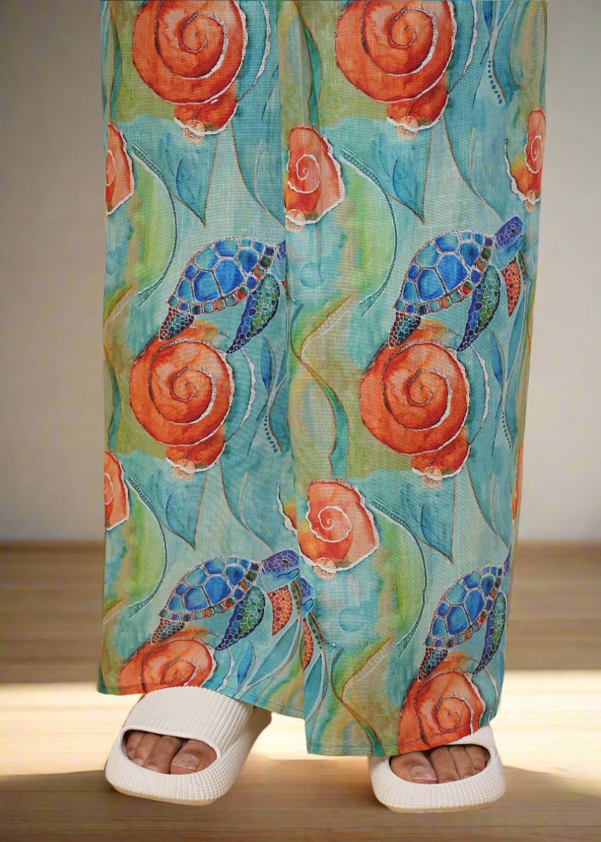 Men Tortoise Print Pajamalungi